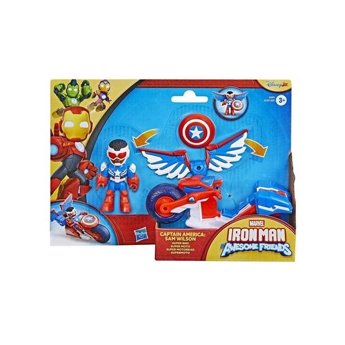 Marvel Iron Man and his Awesome Friends Captain America Super Bike