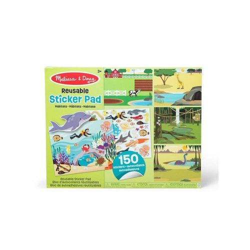 Melissa & Doug Reusable Sticker Pad Habitats