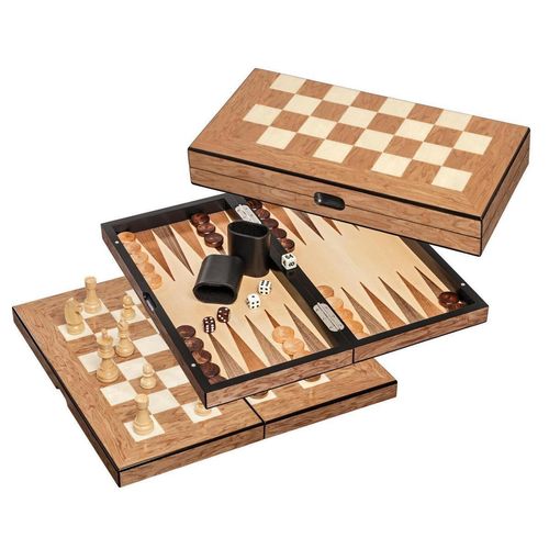 Schach Backgammon Dame Set