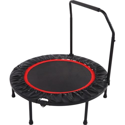 Trainings-Trampolin-Rebounder 40,2 x 45,1 Zoll einfach zu bedienendes Mini-Trampolin Trainings Fitness-Rebounder für das Training im Garten im Innen