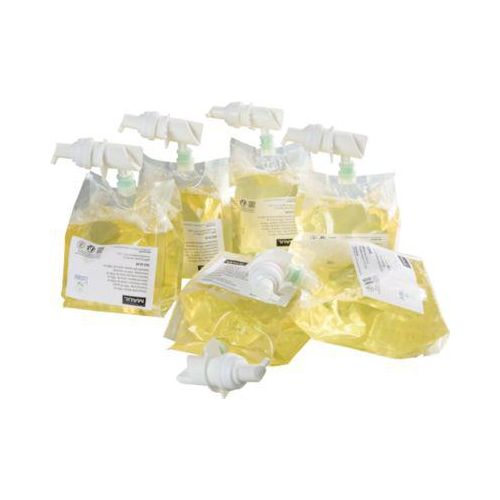 MAUL MaulCare Schaumseife Nachfüllung 6 x 1000 ml, pH-hautneutral, vegan, farbstofffrei, rückfettend, EU-Ecolabel, kompatibel MAULcare