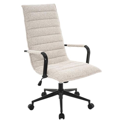Drehstuhl NIKOLAS Stoff, Rollen, 140 kg, BxHxT 59x110x75,5 cm, Sitz 48,5x50 cm