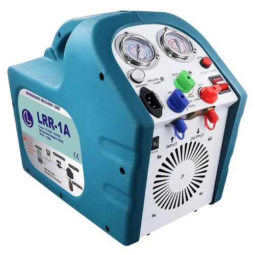 Kältemittel-Rückgewinnungsgerät - AC-Rückgewinnung - 220V - 1/24 PS - Tragbar - Für Kfz-Klimaanlage & Haushalts-HVAC-Systeme