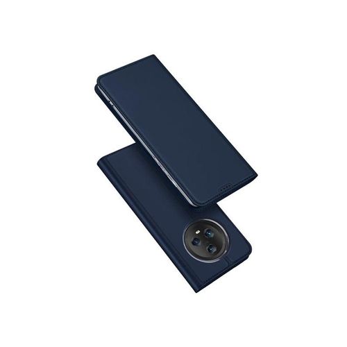 Dux Ducis Skin Pro Case for Honor Magic5 Flip Cover Card Wallet Stand Blue