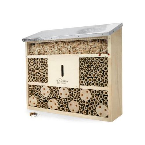 WILDLIFE HOME Wildbienen-Villa mit Metalldach