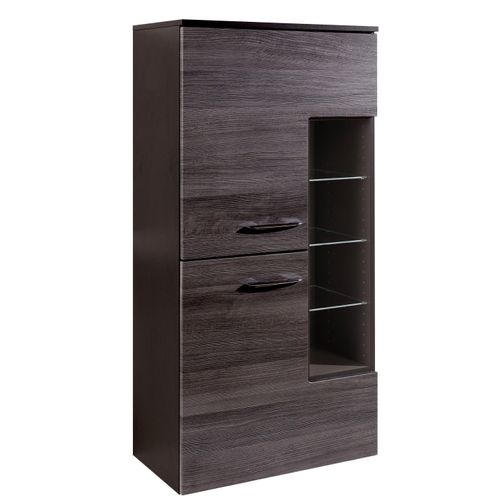 Midischrank Florida in Silbereichenfarben