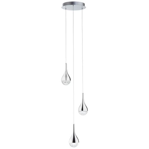 LED-Hängeleuchte Frizzante Chromfarben max. 16 Watt