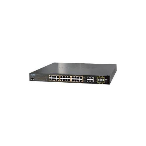 PLANET 24-Port 10/100/1000Mbps 802.3at PoE + 4-Port Gigabit