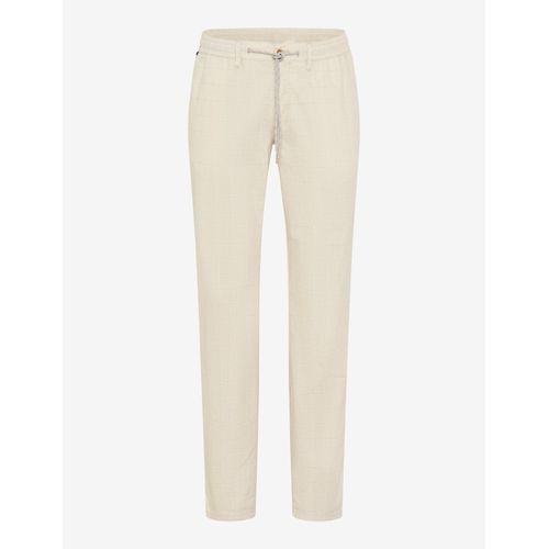 Eurex by Brax Heren Chino Style TILL ECRU CHECK, lichtbeige,