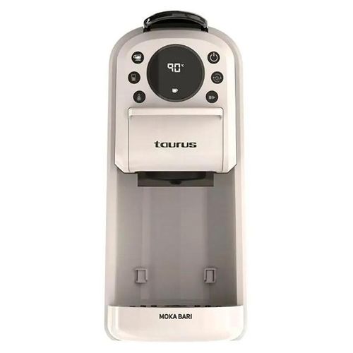 Taurus Moka Bari, Pad-Kaffeemaschine, 0,65 l, Kaffeekapsel, Kaffeepad, Gemahlener Kaffee, 1400 W, Weiß