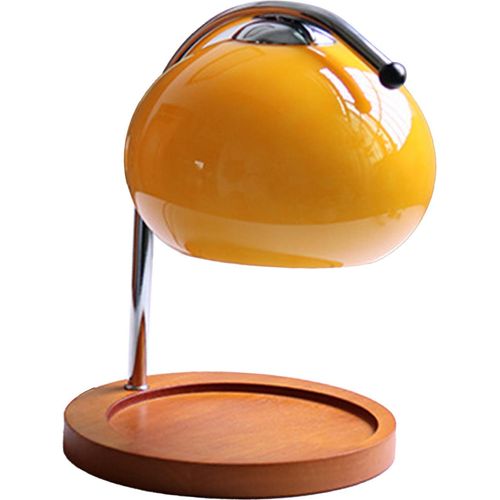 Kerzenwärmer Lampe Dimmbar Retro Dekorative Aromatherapie Kerze Schmelzer Schmelzen Lampe für Schlafzimmer Studie Runde Platte Orange