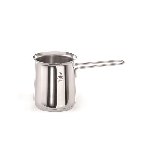 Milchaufschäumer GEFU "CLAUDIO", silber, B:8cm H:9,4cm T:17,5cm, Milchaufschäumer, hochwertiger Edelstahl, kompakt & flexibel, 300 ml