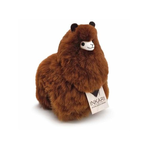 Inkari Alpacas Alpaca small - Walnut - 23CM