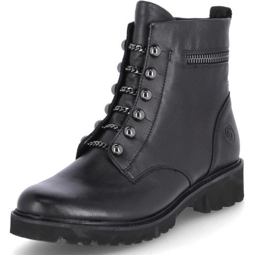 Remonte Biker Boots - Glanzschwarz Glattleder Größe: 42 Normal