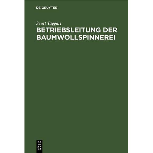 Betriebsleitung der Baumwollspinnerei