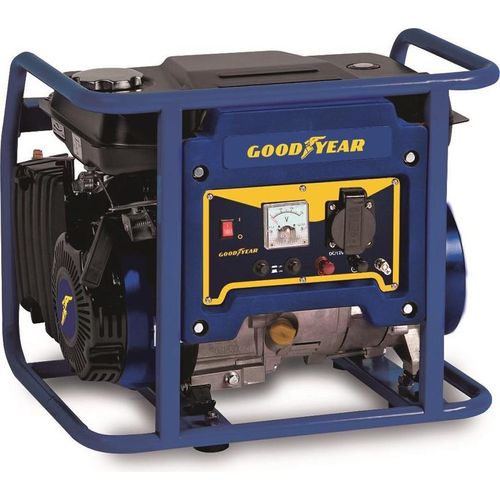 Benzingenerator Motor 94 cm3 4T OHV 2,5 PS 1100 W AVR Autonomie 8 Std. GOODYEAR