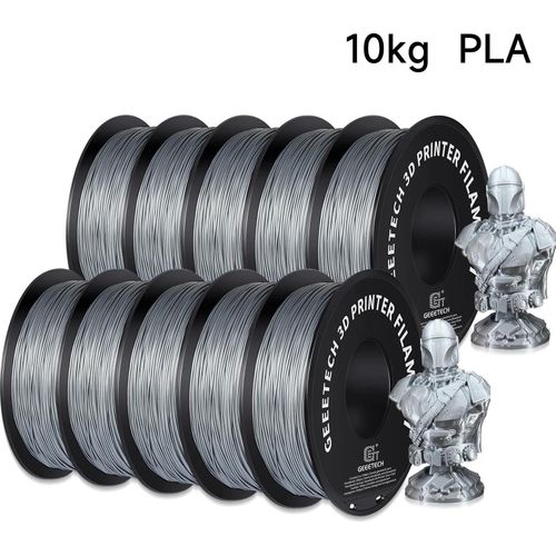 3D-Drucker Filament - PLA 1,75 mm - Toleranz ±0,03 mm - Verwicklungsfrei - Vakuumverpackt - 10er-Pack - Gelb