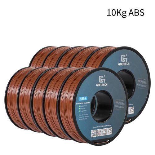 3D-Drucker-Filament - ABS+ 1,75 mm - 10 kg - Vakuumverpackt - Für FDM 3D-Drucker - Braun