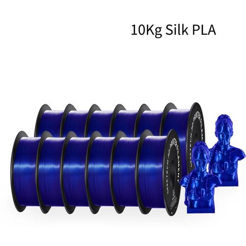 3D-Drucker-Filament - PLA Silk 1,75 mm - 10 kg - Vakuumverpackt - Hoher Glanz - Perlweiß