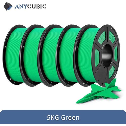 3D-Drucker-Filament - PLA 1,75 mm - Für FDM - 5 kg Paket - Umweltfreundlich - Grün