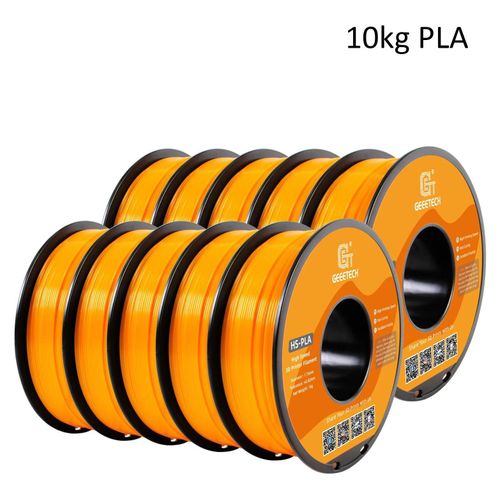 3D-Drucker Filament - PLA 1,75 mm - Schneller Druck - Hohe Maßgenauigkeit - 1 kg Spule - Orange