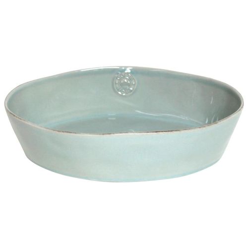 Costa Nova Auflaufform Nova, Türkis, Keramik, oval, 22x8x30 cm, Handmade in Europe, backofengeeignet, mikrowellengeeignet, Kochen, Auflaufformen