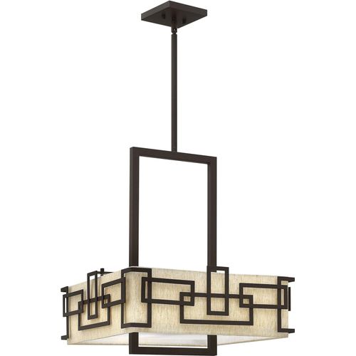 Elstead Lanza Hängeleuchte E27 3-fach Ölgeriebene Bronze