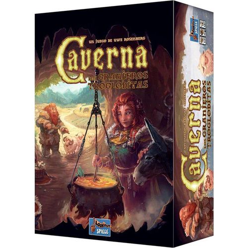 Asmodee Caverna Los Granjeros Trogloditas Brettspiel Mehrfarbig Mehrfarbig One Size