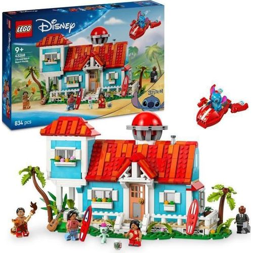 LEGO Disney Lilo & Stitch Strandhaus, Bauset, 43268, 5 Minifiguren