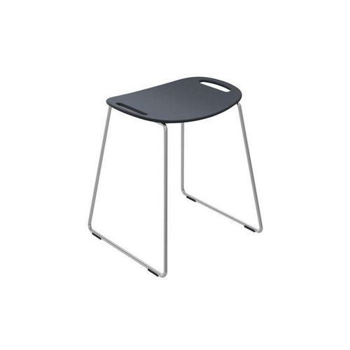 Hewi Duschhocker 950.51.30092 anthrazitgrau, mit integrierten Griffmulden