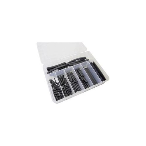 Hongshang Sort. S-127 Schrumpfschlauchsortiment Schwarz Schrumpfrate:2:1 127 Teile