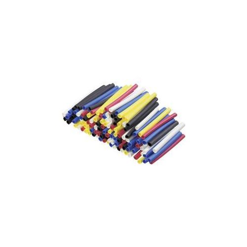 DSG Canusa 8011030990 Schrumpfschlauchsortiment 2.40 mm 1.20 mm Schrumpfrate:2:1 125 St.