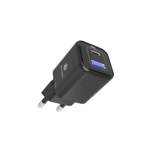 ICY BOX Wandladegerät mit 20 W USB-C® Adapter 20 W Schwarz
