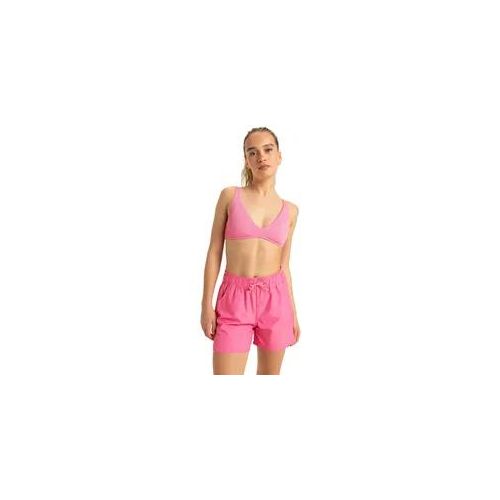 Badepants ROXY "Roxy Wave 5", Damen, Gr. L, US-Größen, pink (pink carnation), Polyester, Badehosen