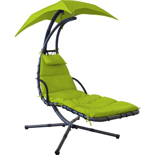 Leco Schwingliege grün - Maße: 180 cm x 103 cm x 200 cm; 36000107