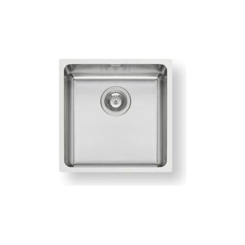 PYRAMIS 101046101, Unterbauspüle, Quadratisch, Edelstahl, Edelstahl, 1 Becken, Quadratisch