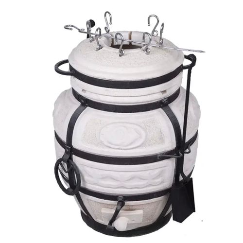 Tandoori Ofen “Jäger” : Jäger mit Klappdeckel ohne Untergestell Tandoor Variante: Jäger mit Klappdeckel ohne Untergestell
