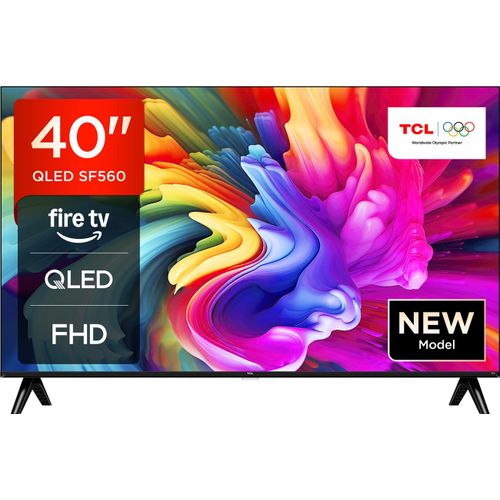 TCL 40SF560 QLED Fernseher 40 Zoll Fire TV Full HD Smart TV HDR Fernseher Alexa Triple-Tuner (2026)