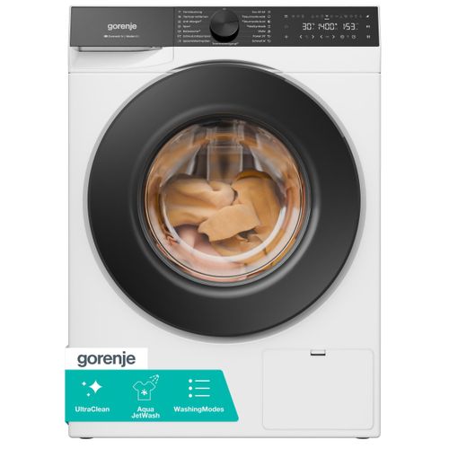 Gorenje W5G694A1T1 Waschmaschine 9kg Fassungsvermögen., 1400 U/min, total AquaStop, WIFI, Schnellprogramm Power 29, weiß