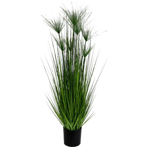 Kunstpflanze I.GE.A. "Zyperngras im Topf", grün, B:32cm H:150cm T:32cm, Kunststoff, Kunstpflanzen, Kunstpflanze