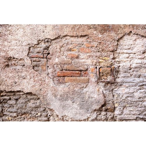 Fototapete PAPERMOON "Alte ziegelmauer", bunt, B:3,5m L:2,6m, Vlies, Tapeten