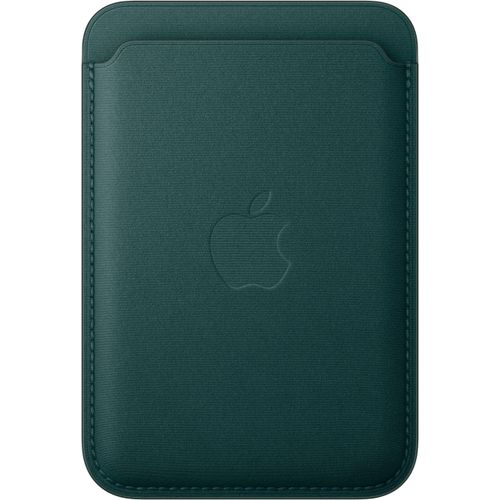 APPLE Smartphone-Hülle "iPhone Feingewebe Wallet mit MagSafe", grün (dunkelgrün), Apple iPhone 15 iPhone 13 iPhone 13 Mini iPhone 13 Pro iPhone 13 Pro Max iPhone 14 iPhone 14 Plus iPhone 14 Pro iPhone 14 Pro Max iPhone 16, Hüllen