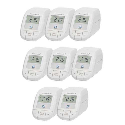 HOMEMATIC IP Heizkörperthermostat "8er Set Heizkörperthermostat basic", weiß, B:20cm H:10cm T:30cm, Heizkörperthermostate