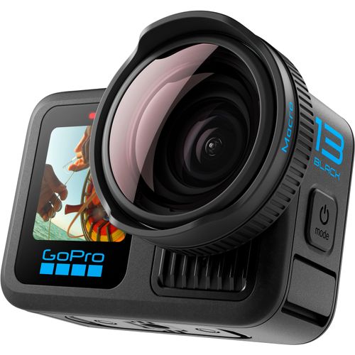 GOPRO Objektivzubehör "Lens Mod Makro", schwarz, B:10mm H:20,5mm T:4,5mm, Objektivfilter