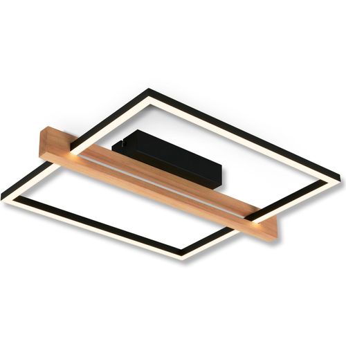 BRILONER LEUCHTEN Deckenleuchte "Moldura Deckenleuchte", braun, Leuchten, Deckenleuchte