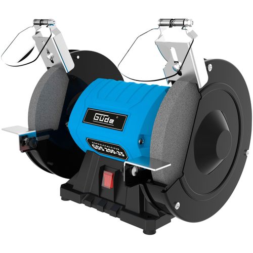 Doppelschleifer GÜDE "GDS 200-35", blau (blau, schwarz), B:26cm H:30,5cm L:36cm, Schleifmaschinen