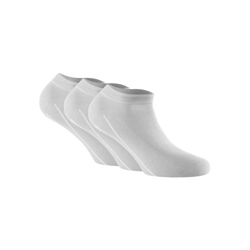 Sneakersocken ROHNER SOCKS "Socken Sneaker Bamboo 3er pack 3er Pack", Herren, Gr. 35-38, weiß, Obermaterial: 80% Viskose CV. 18% Polyamid PA. 2% Elasthan EL., Socken Sneakersocken