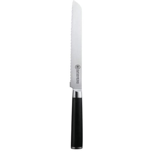 Brotmesser CARL SCHMIDT SOHN "Konstanz", schwarz, Stahl, Kochmesser, Brotmesser, aus 67 Schichten japanischem Stahl