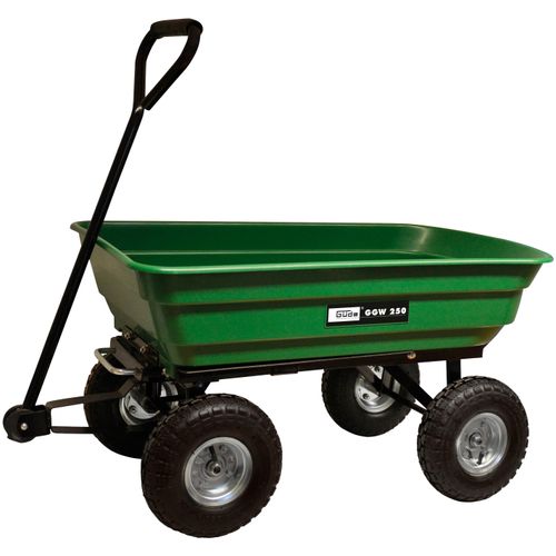 Bollerwagen GÜDE "Gartenwagen GGW 250", grün (grün, schwarz), Stahl, Bollerwagen