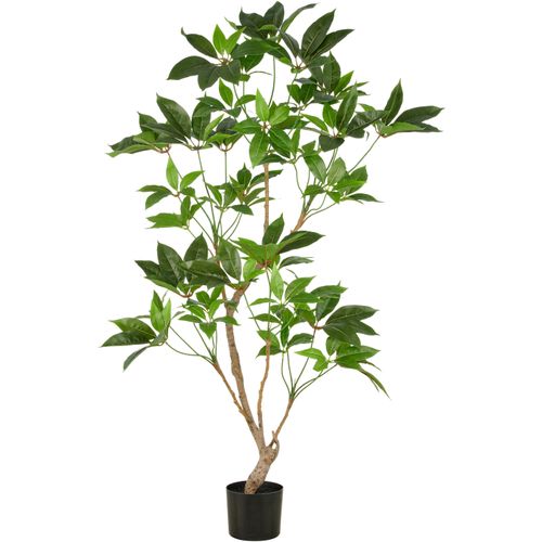 Kunstbaum CREATIV GREEN "Zimmeraralie", grün, H:150cm, Kunststoff, Kunstpflanzen, mit naturgetreuer Gestaltung